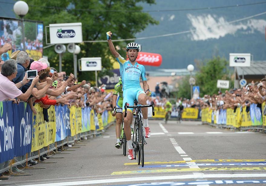 Vincenzo Nibali vince davanti a Davide Formolo il Trofeo Melinda/ Campionato italiano di ciclismo su strada

© Photo Sirotti/Trofeo Melinda